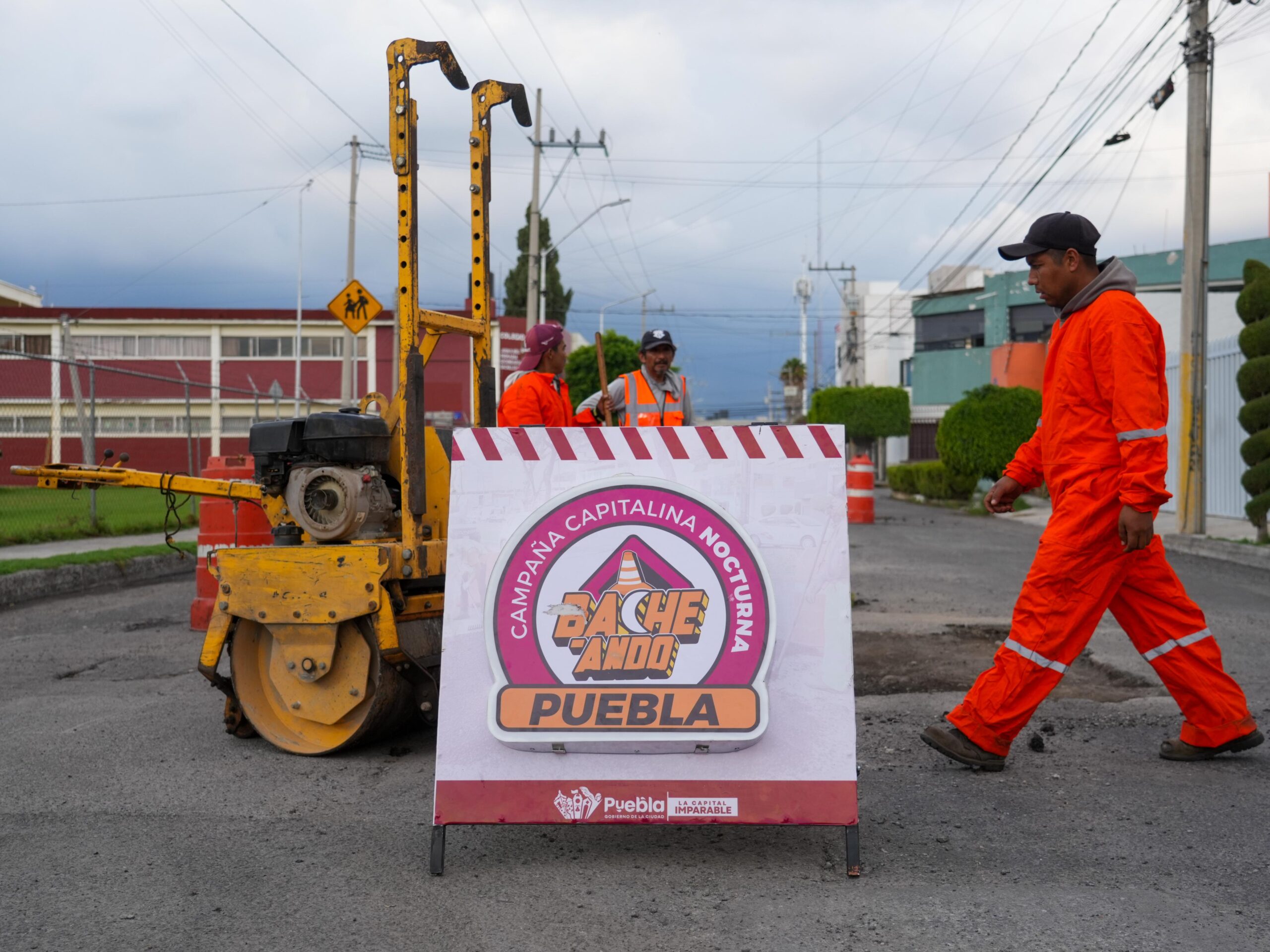 Bacheo en Puebla