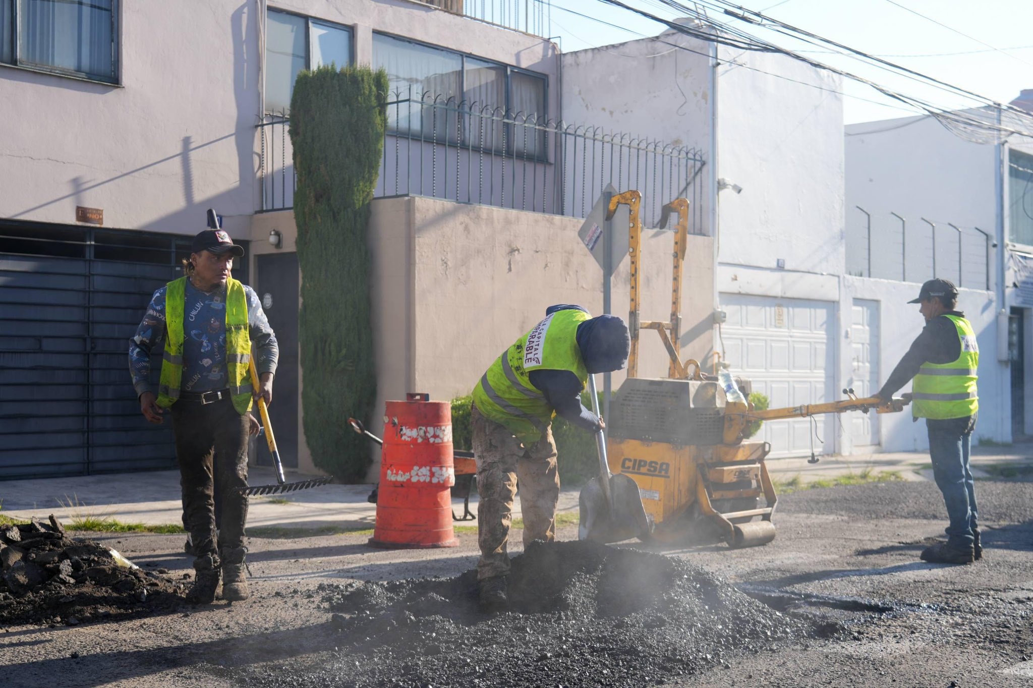 Bacheo en Puebla